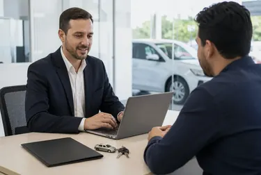 Profissional em Jundiaí processando licenciamento de veículos em computador.